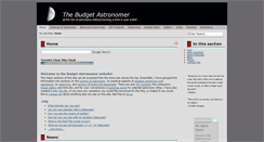 Desktop Screenshot of budgetastronomer.ca